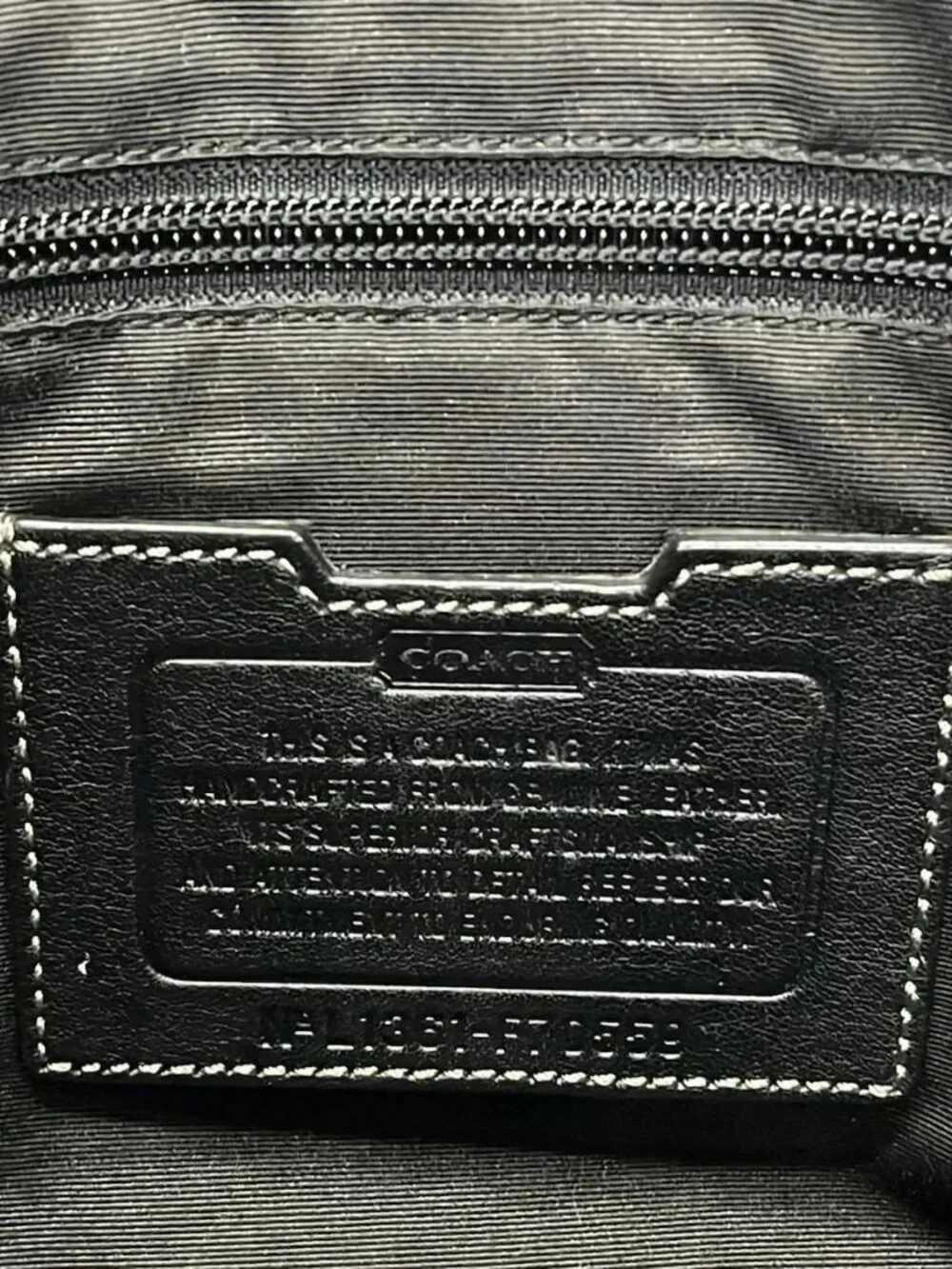COACH Heritage Web Leather Small Crossbody F70559 Black Leather Shoulder Bag